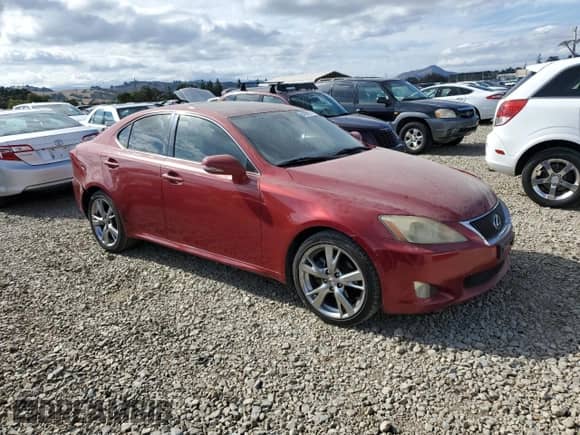 2010 Lexus IS 250 z VIN JTHBF5C2XA5122370, wystawiony jako Copart lot #84396915 z przebiegiem 229 159 mil mil oraz Szkoda całkowita • Salvage title. Historia ofert i sprzedaży dostępna na DreamBid. Obrazek 4.
