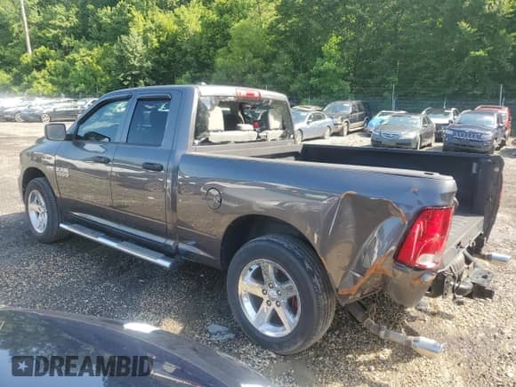 2016 Ram 1500 Tradesman with VIN 1C6RR7FT7GS173849, listed as a Copart auction lot 49904825 with 114,617 mi miles and Salvage title. Bid and sale history available at DreamBid. Image 2.