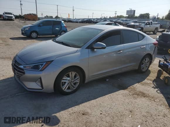 2020 Hyundai Elantra SEL with VIN 5NPD84LF0LH580052, listed as a Copart auction lot 71416125 with 130,128 mi miles and Salvage title. Bid and sale history available at DreamBid. Image 1.