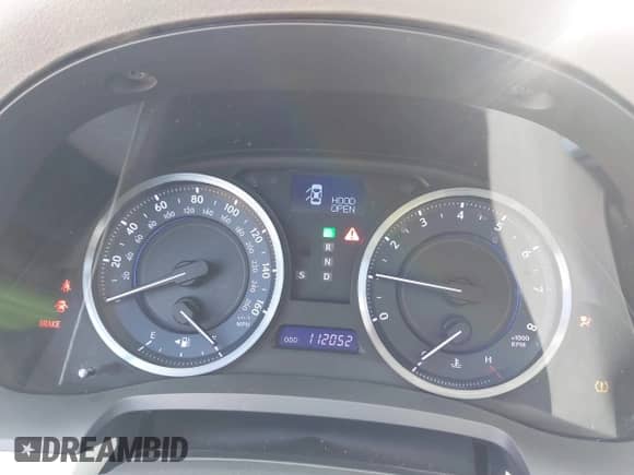 2012 Lexus IS 250 with VIN JTHBF5C23C5167492, listed as a IAAI auction lot 42990688 with 112,052 mi miles and . Bid and sale history available at DreamBid. Image 7.