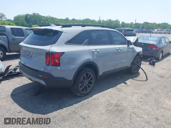 2023 Kia Sorento X-Line SX Prestige with VIN 5XYRKDLF1PG251669, listed as a IAAI auction lot 42343406 with 15,000 mi miles and . Bid and sale history available at DreamBid. Image 4.