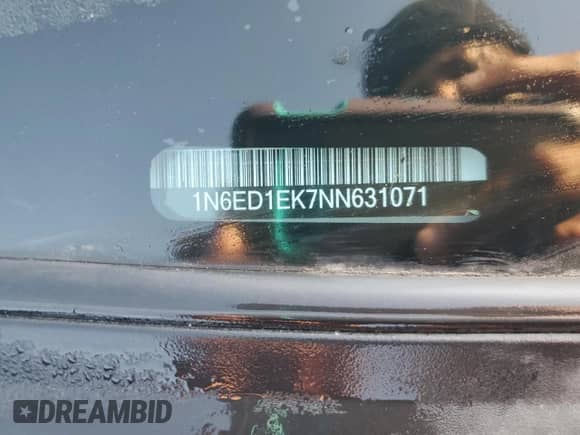 2022 Nissan Frontier S with VIN 1N6ED1EK7NN631071, listed as a Copart auction lot 80645265 with 35,627 mi miles and Clean title. Bid and sale history available at DreamBid. Image 12.