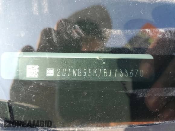 2011 Chevrolet Impala LT Retail с VIN 2G1WB5EK1B1133670, выставлен на аукционе Copart как лот 89531675 с пробегом 156 674 миль миль и Списание • Salvage title. История ставок и продаж доступна на DreamBid. Изображение 13.