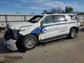 2022 Chevrolet Suburban LT с VIN 1GNSKCKD6NR226915, выставлен на аукционе Copart как лот 54315115 с пробегом Не указан миль и Списание • Salvage title. История ставок и продаж доступна на DreamBid. Изображение 1.
