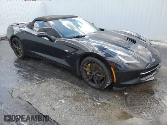 2014 Chevrolet Corvette Z51 3LT with VIN 1G1YL3D74E5131261, listed as a Copart auction lot 52405805 with Not provided miles and Salvage title. Bid and sale history available at DreamBid. Image 4.