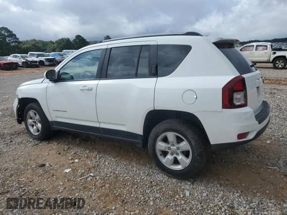 2017 Jeep Compass Latitude with VIN 1C4NJCEA7HD115169, listed as a Copart auction lot 65231945 with 169,540 mi miles and Salvage title. Bid and sale history available at DreamBid. Image 2.