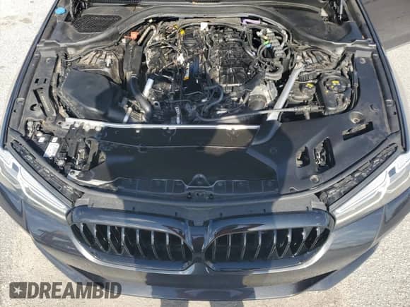 2021 BMW 5 Series 540i with VIN WBA53BJ07MWW92104, listed as a Copart auction lot 63734325 with 77,626 mi miles and Non repairable. Bid and sale history available at DreamBid. Image 11.