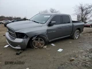 2011 Ram 1500 Sport with VIN 1D7RV1CT6BS660450, listed as a Copart auction lot 44713015 with 167,550 mi miles and Salvage title. Bid and sale history available at DreamBid. Image 1.