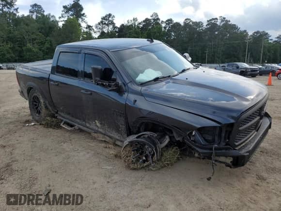 2021 Ram 1500 Tradesman z VIN 3C6RR7KG1MG707312, wystawiony jako Copart lot #54967845 z przebiegiem Nie podano mil oraz Szkoda całkowita • Salvage title. Historia ofert i sprzedaży dostępna na DreamBid. Obrazek 4.