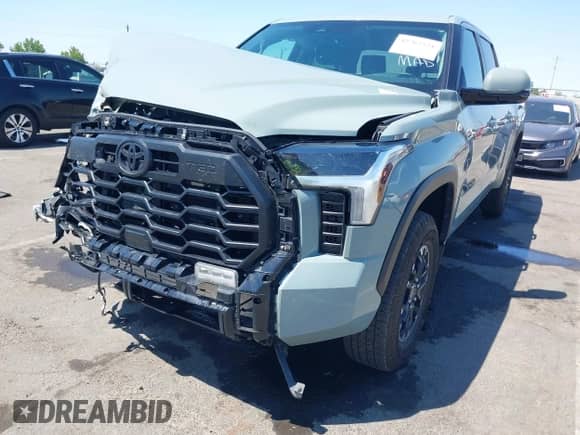 2024 Toyota Tundra SR5 with VIN 5TFLA5ECXRX035045, listed as a IAAI auction lot 42762521 with 23,439 mi miles and . Bid and sale history available at DreamBid. Image 6.