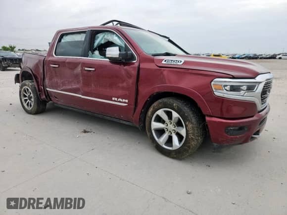 2019 Ram 1500 Limited z VIN 1C6SRFHT6KN671718, wystawiony jako Copart lot #63524735 z przebiegiem Nie podano mil oraz Szkoda całkowita • Salvage title. Historia ofert i sprzedaży dostępna na DreamBid. Obrazek 4.