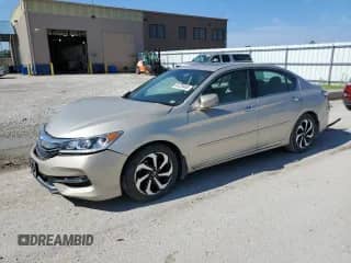 2016 Honda Accord EX-L с VIN 1HGCR2F86GA044733, выставлен на аукционе Copart как лот 65729485 с пробегом 122 000 миль миль и Списание • Salvage title. История ставок и продаж доступна на DreamBid. Изображение 1.
