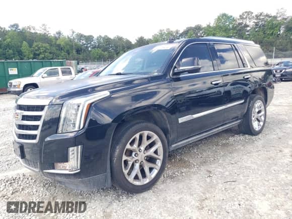 2017 Cadillac Escalade Premium Luxury z VIN 1GYS4CKJ9HR374645, wystawiony jako Copart lot #55579425 z przebiegiem 105 357 mil mil oraz Czysty tytuł • Clean title. Historia ofert i sprzedaży dostępna na DreamBid. Obrazek 1.