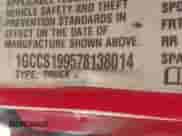 2007 Chevrolet Colorado LS with VIN 1GCCS199578138014, listed as a IAAI auction lot 41993108 with 269,488 mi miles and . Bid and sale history available at DreamBid. Image 9.