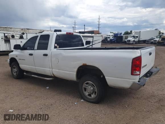 2006 Dodge 2500 SLT with VIN 1D7KS28D36J122124, listed as a Copart auction lot 65529735 with 390,931 mi miles and Salvage title. Bid and sale history available at DreamBid. Image 2.