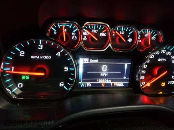2018 Chevrolet Silverado 1500 LT with VIN 1GCUKREC7JF120587, listed as a Copart auction lot 54009835 with 103,594 mi miles and Clean title. Bid and sale history available at DreamBid. Image 9.