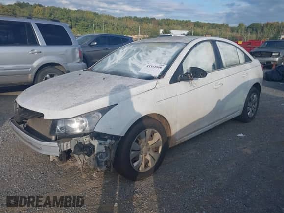 2012 Chevrolet Cruze LS with VIN 1G1PD5SH7C7306572, listed as a IAAI auction lot 43384949 with 183,150 mi miles and . Bid and sale history available at DreamBid. Image 2.