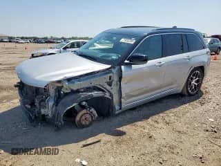 2024 Jeep Grand Cherokee Summit Reserve с VIN 1C4RJHEGXR8587718, выставлен на аукционе Copart как лот 71833295 с пробегом 19 693 миль миль и Списание • Salvage title. История ставок и продаж доступна на DreamBid. Изображение 1.