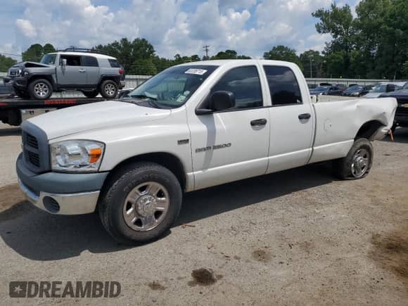 2006 Dodge 2500 ST with VIN 3D7KR28D16G170072, listed as a Copart auction lot 63238715 with 148,896 mi miles and Salvage title. Bid and sale history available at DreamBid. Image 1.