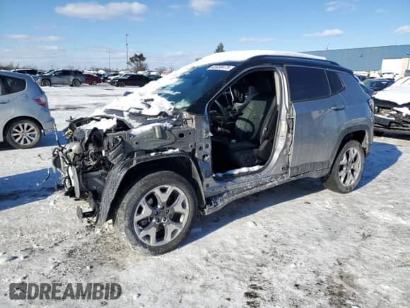 2022 Jeep Compass (RED) Edition with VIN 3C4NJDCB9NT128366, listed as a Copart auction lot 45930475 with 30,000 mi miles and Clean title. Bid and sale history available at DreamBid. Image 1.