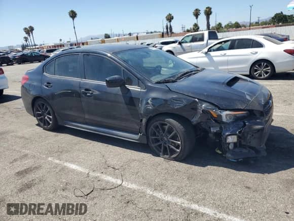 2020 Subaru WRX Premium with VIN JF1VA1C63L9805618, listed as a Copart auction lot 64113325 with 65,829 mi miles and Salvage title. Bid and sale history available at DreamBid. Image 4.