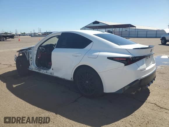 2023 Lexus IS 500 F Sport Performance Premium z VIN JTHAP1D25P5002985, wystawiony jako Copart lot #86658805 z przebiegiem 61 282 mil mil oraz Czysty tytuł • Clean title. Historia ofert i sprzedaży dostępna na DreamBid. Obrazek 2.