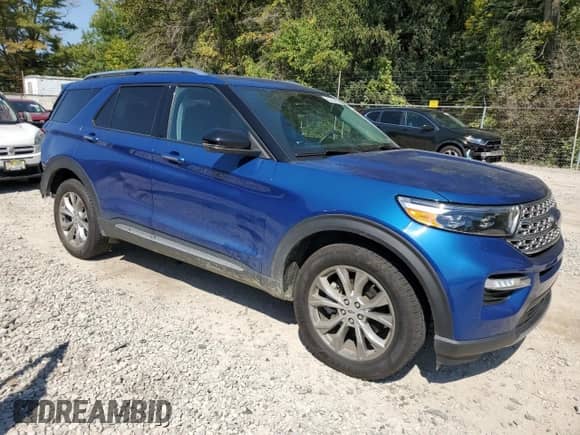 2021 Ford Explorer Limited z VIN 1FMSK8FH1MGC35191, wystawiony jako Copart lot #80789965 z przebiegiem 83 617 mil mil oraz Szkoda całkowita • Salvage title. Historia ofert i sprzedaży dostępna na DreamBid. Obrazek 4.