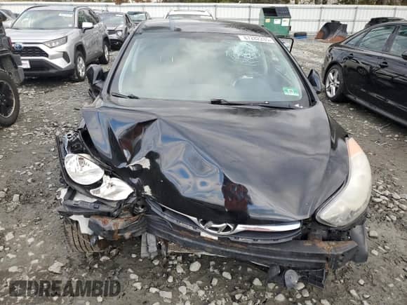 2013 Hyundai Elantra GLS z VIN KMHDH4AE7DU755152, wystawiony jako Copart lot #87282285 z przebiegiem Nie podano mil oraz Szkoda całkowita • Salvage title. Historia ofert i sprzedaży dostępna na DreamBid. Obrazek 5.