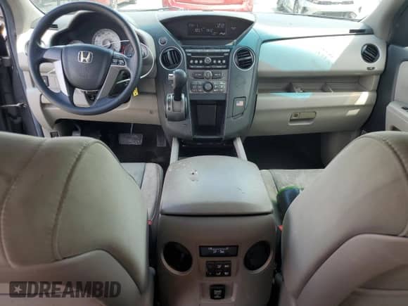 2012 Honda Pilot LX с VIN 5FNYF3H27CB009809, выставлен на аукционе Copart как лот 81055135 с пробегом 160 560 миль миль и На запчасти • Non repairable. История ставок и продаж доступна на DreamBid. Изображение 8.