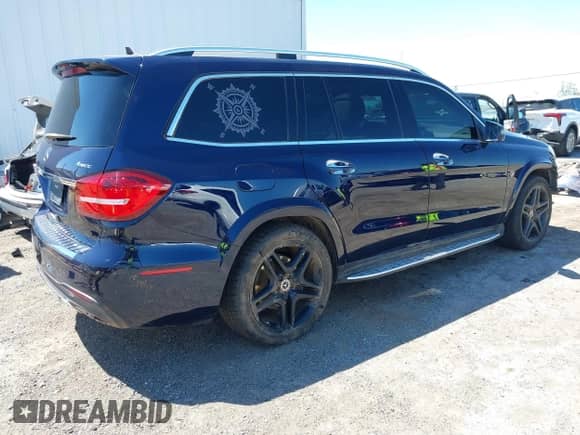 2017 Mercedes-Benz GLS 550 with VIN 4JGDF7DE7HA950145, listed as a IAAI auction lot 42302376 with 100,649 mi miles and . Bid and sale history available at DreamBid. Image 4.