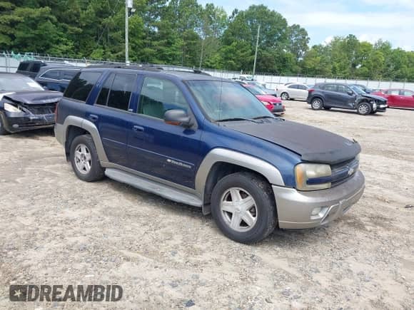 2002 Chevrolet TrailBlazer LS с VIN 1GNDT13S122427343, выставлен на аукционе IAAI как лот 42715044 с пробегом 160 157 миль миль и . История ставок и продаж доступна на DreamBid. Изображение 1.