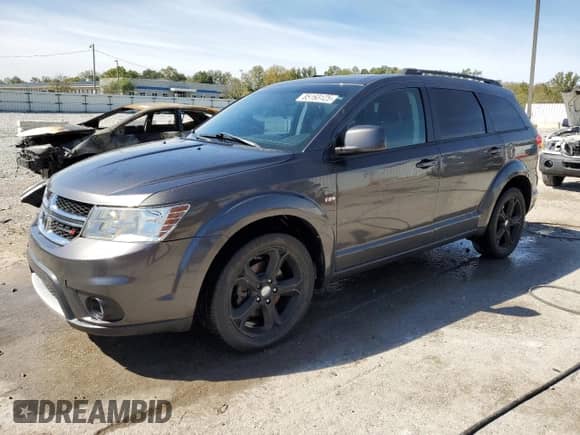 2015 Dodge Journey SXT with VIN 3C4PDDBG9FT646170, listed as a Copart auction lot 85193125 with 177,837 mi miles and Salvage title. Bid and sale history available at DreamBid. Image 1.