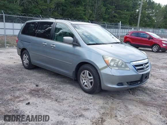 2007 Honda Odyssey EX-L с VIN 5FNRL38637B098493, выставлен на аукционе IAAI как лот 42970097 с пробегом 113 395 миль миль и . История ставок и продаж доступна на DreamBid. Изображение 1.
