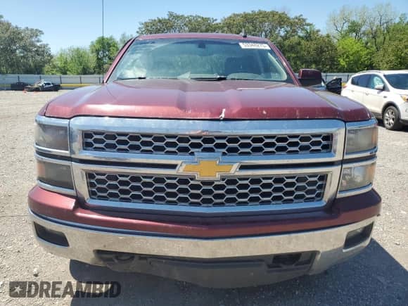 2015 Chevrolet Silverado 1500 LT with VIN 3GCUKREH0FG441291, listed as a Copart auction lot 53348275 with 159,063 mi miles and Salvage title. Bid and sale history available at DreamBid. Image 5.