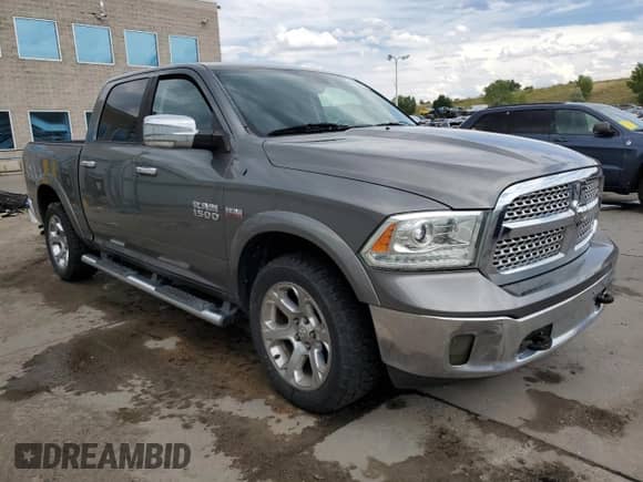2013 Ram 1500 Laramie with VIN 1C6RR7NT2DS525362, listed as a Copart auction lot 65968445 with 154,195 mi miles and Salvage title. Bid and sale history available at DreamBid. Image 4.