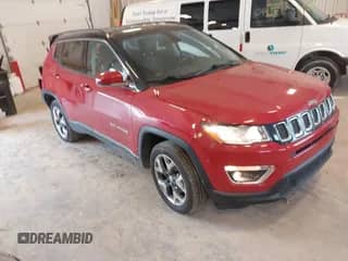 2018 Jeep Compass Limited z VIN 3C4NJDCBXJT360386, wystawiony jako IAAI lot #42970029 z przebiegiem 58 859 mil mil oraz . Historia ofert i sprzedaży dostępna na DreamBid. Obrazek 1.