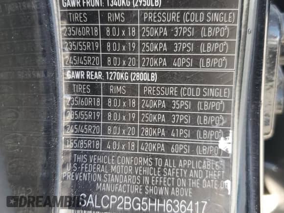 2017 Land Rover Discovery Sport SE с VIN SALCP2BG5HH636417, выставлен на аукционе Copart как лот 83773995 с пробегом 92 542 миль миль и На запчасти • Non repairable. История ставок и продаж доступна на DreamBid. Изображение 13.