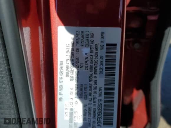 2022 Mazda CX-5 S Preferred z VIN JM3KFBCM6N0638219, wystawiony jako Copart lot #69505325 z przebiegiem 55 030 mil mil oraz Szkoda całkowita • Salvage title. Historia ofert i sprzedaży dostępna na DreamBid. Obrazek 13.