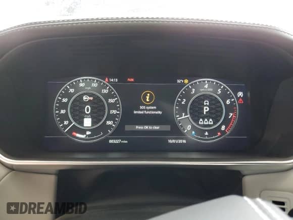 2022 Land Rover Range Rover Sport SVR with VIN SALWZ2RE0NA230710, listed as a Copart auction lot 47987935 with 3,227 mi miles and Salvage title. Bid and sale history available at DreamBid. Image 9.