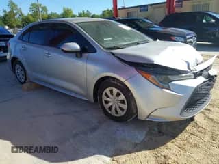 2020 Toyota Corolla L with VIN JTDDPRAE0LJ061634, listed as a IAAI auction lot 43315805 with 116,885 mi miles and . Bid and sale history available at DreamBid. Image 1.