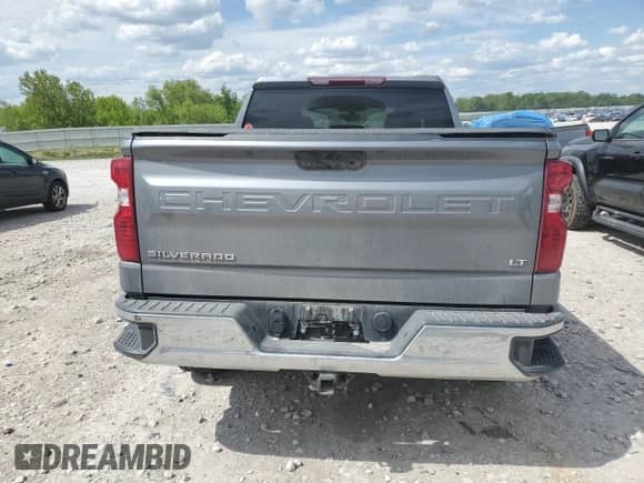 2022 Chevrolet Silverado 1500 LT with VIN 1GCPYJEK0NZ115143, listed as a Copart auction lot 58214775 with 75,020 mi miles and Salvage title. Bid and sale history available at DreamBid. Image 6.