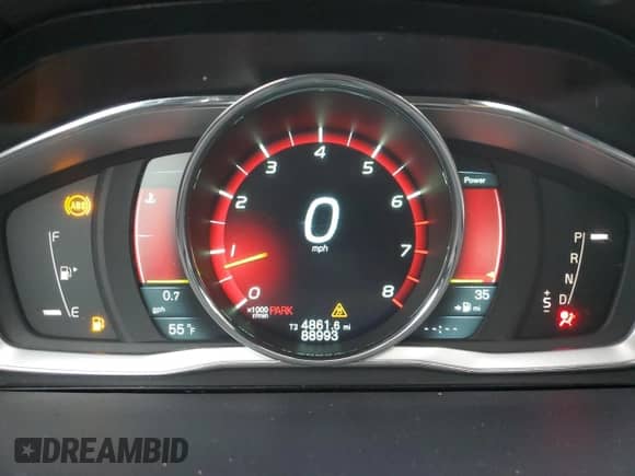 2014 Volvo S60 T6 with VIN YV1902FH4E2279443, listed as a Copart auction lot 69675964 with 88,993 mi miles and Salvage title. Bid and sale history available at DreamBid. Image 9.