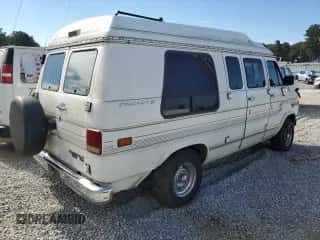 1995 Chevrolet Chevy Van with VIN 1GBEG25K7SF129087, listed as a Copart auction lot 84625695 with 170,547 mi miles and Clean title. Bid and sale history available at DreamBid. Image 3.