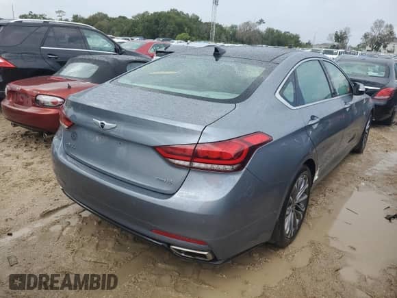 2015 Hyundai Genesis 3.8L z VIN KMHGN4JE1FU093657, wystawiony jako Copart lot #74033064 z przebiegiem Nie podano mil oraz Nie do naprawy • Non repairable. Historia ofert i sprzedaży dostępna na DreamBid. Obrazek 3.
