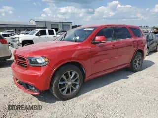 2014 Dodge Durango Limited with VIN 1C4RDHDG7EC586199, listed as a Copart auction lot 63032105 with 207,912 mi miles and Salvage title. Bid and sale history available at DreamBid. Image 1.