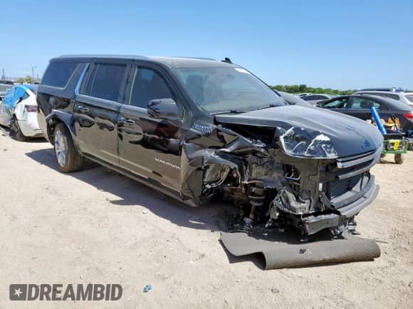 2024 Chevrolet Suburban High Country z VIN 1GNSKGKL7RR332570, wystawiony jako Copart lot #66555305 z przebiegiem 12 113 mil mil oraz Szkoda całkowita • Salvage title. Historia ofert i sprzedaży dostępna na DreamBid. Obrazek 4.