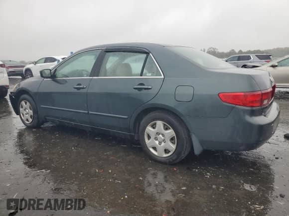2005 Honda Accord LX with VIN 1HGCM55435A121392, listed as a Copart auction lot 80940055 with 155,913 mi miles and Salvage title. Bid and sale history available at DreamBid. Image 2.