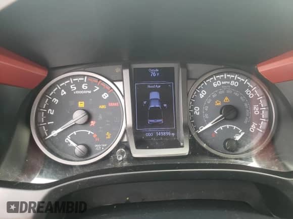 2020 Toyota Tacoma SR with VIN 3TMCZ5AN2LM350550, listed as a Copart auction lot 68075545 with 149,896 mi miles and Salvage title. Bid and sale history available at DreamBid. Image 9.