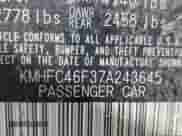 2007 Hyundai Azera SE с VIN KMHFC46F37A243645, выставлен на аукционе Copart как лот 67687895 с пробегом 169 416 миль миль и Списание • Salvage title. История ставок и продаж доступна на DreamBid. Изображение 13.