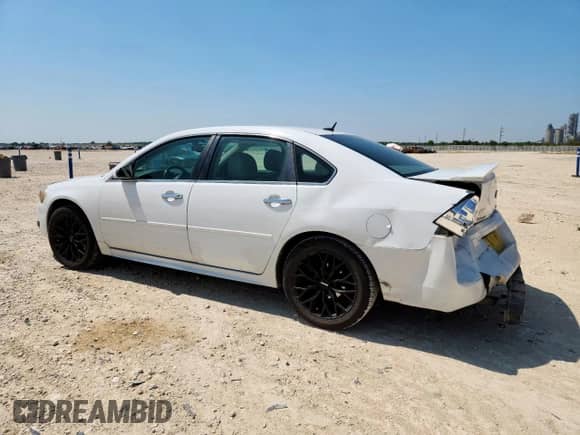 2014 Chevrolet Impala LTZ with VIN 2G1WC5E38E1173609, listed as a Copart auction lot 80224965 with 160,303 mi miles and Salvage title. Bid and sale history available at DreamBid. Image 2.